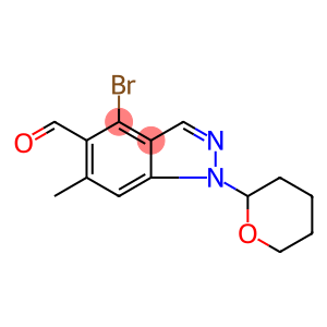 4-溴-6-甲基-1-(四氢-2H-吡喃-2-基)-1H-吲唑-5-甲醛
