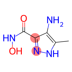 Pyrazole-3-carbohydroxamic  acid,  4-amino-5-methyl-  (8CI)