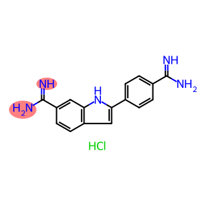 2-(4-carbamimidoylphenyl)-1H-indole-6-carboximidamide dihydrochloride
