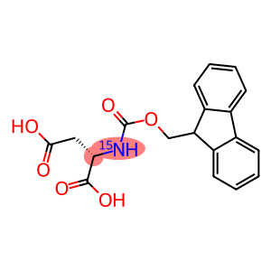N-(9-Fluorenylmethoxycarbonyl)-L-aspartic-15N  acid,  L-Aspartic-15N  acid,  N-Fmoc  derivative