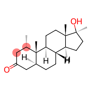 17β-Hydroxy-1α,17α-dimethyl-5α-androstan-3-one
