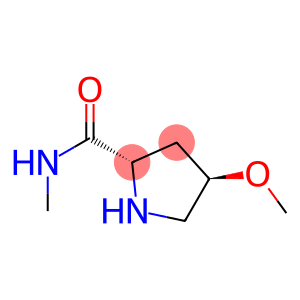 2-Pyrrolidinecarboxamide,4-methoxy-N-methyl-,(2S,4R)-(9CI)