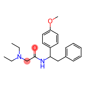 2-(Diethylamino)-N-[α-(p-methoxyphenyl)phenethyl]acetamide
