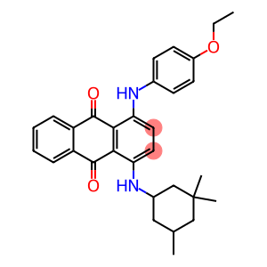 1-[(4-ethoxyphenyl)amino]-4-[(3,3,5-trimethylcyclohexyl)amino]anthraquinone