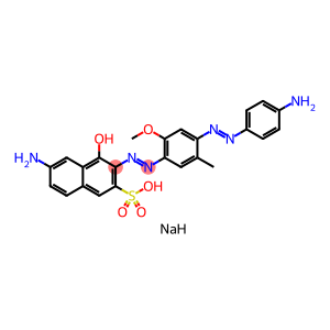 2-Naphthalenesulfonic acid, 6-amino-3-4-(4-aminophenyl)azo-2-methoxy-5-methylphenylazo-4-hydroxy-, monosodium salt