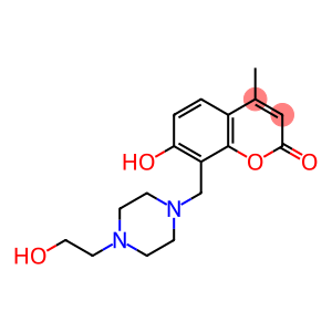 7-hydroxy-8-((4-(2-hydroxyethyl)piperazin-1-yl)methyl)-4-methyl-2H-chromen-2-one