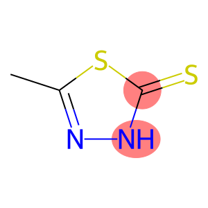 1,3,4-Thiadiazole-2(3H)-thione, 5-methyl-