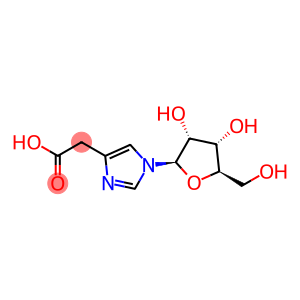 1H-Imidazole-4-acetic acid, 1-β-D-ribofuranosyl-