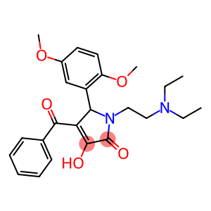 4-benzoyl-1-[2-(diethylamino)ethyl]-5-(2,5-dimethoxyphenyl)-3-hydroxy-1,5-dihydro-2H-pyrrol-2-one