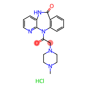 5,11-dihydro-11-[2-(4-methyl-1-piperazinyl)acetyl]-6H-pyrido[2,3-β][1,4]benzo- diazepin-6-one Dihydrochloride