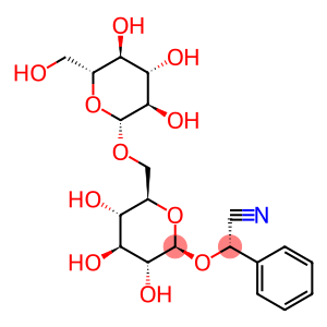 Benzeneacetonitrile, α-[(6-O-β-D-glucopyranosyl-β-D-glucopyranosyl)oxy]-, (αS)-