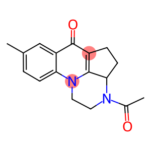 3-acetyl-8-methyl-1,2,3,3a,4,5-hexahydro-6H-3,10b-diazaacephenanthrylen-6-one