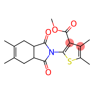 3-Thiophenecarboxylic acid, 2-(1,3,3a,4,7,7a-hexahydro-5,6-dimethyl-1,3-dioxo-2H-isoindol-2-yl)-4,5-dimethyl-, methyl ester