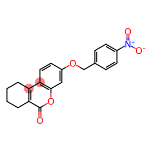 6H-Dibenzo[b,d]pyran-6-one, 7,8,9,10-tetrahydro-3-[(4-nitrophenyl)methoxy]-