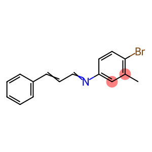 (1E,2E)-N-(4-bromo-3-methylphenyl)-3-phenylprop-2-en-1-imine