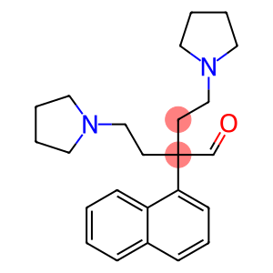 α-(1-Naphtyl)-α-[2-(1-pyrrolidinyl)ethyl]-1-pyrrolidinebutanal