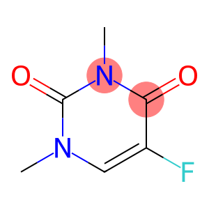 1,3-Dimethyl-5-fluorouracil,  2,4-Dihydroxy-1,3-dimethyl-5-fluoropyrimidine