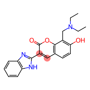 3-(1H-benzo[d]imidazol-2-yl)-8-((diethylamino)methyl)-7-hydroxy-2H-chromen-2-one