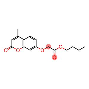 Acetic acid, 2-[(4-methyl-2-oxo-2H-1-benzopyran-7-yl)oxy]-, butyl ester