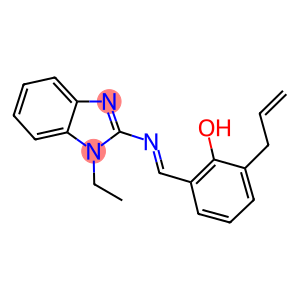 2-allyl-6-{[(1-ethyl-1H-benzimidazol-2-yl)imino]methyl}phenol