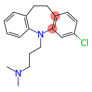 5-(g-Dimethylaminopropyl)-3-chloroiminodibenzyl
