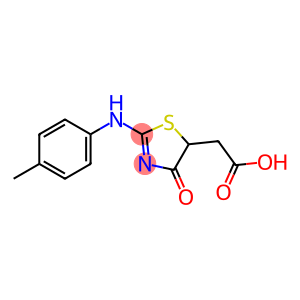 5-Thiazoleacetic acid, 4,5-dihydro-2-[(4-methylphenyl)amino]-4-oxo-