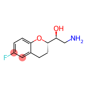 2H-1-Benzopyran-2-methanol, α-(aminomethyl)-6-fluoro-3,4-dihydro-, (αR,2S)-