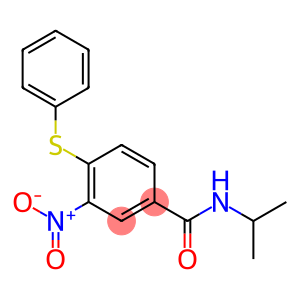 N-ISOPROPYL-3-NITRO-4-(PHENYLSULFANYL)BENZENECARBOXAMIDE