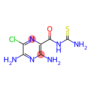 3,5-Diamino-N-(aminothioxomethyl)-6-chloropyrazinecarboxamide