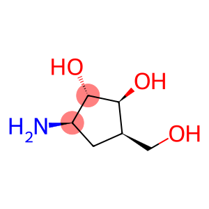 1,2-Cyclopentanediol, 3-amino-5-(hydroxymethyl)-, (1S,2S,3R,5R)-