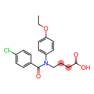 Butanoic acid, 4-[(4-chlorobenzoyl)(4-ethoxyphenyl)amino]-