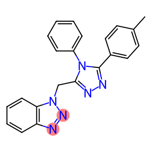 1-[[5-(4-Methylphenyl)-4-phenyl-1,2,4-triazol-3-yl]methyl]benzotriazole