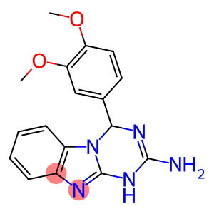 4-(3,4-Dimethoxyphenyl)-1,4-dihydro-[1,3,5]triazino[1,2-a]benzimidazol-2-amine