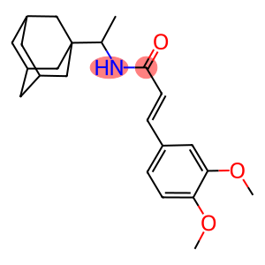 N-[1-(1-adamantyl)ethyl]-3-(3,4-dimethoxyphenyl)acrylamide
