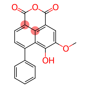 5-Methoxy-6-hydroxy-7-phenyl-1H,3H-naphtho[1,8-cd]pyran-1,3-dione