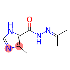 1H-Imidazole-5-carboxylic acid, 4-methyl-, 2-(1-methylethylidene)hydrazide