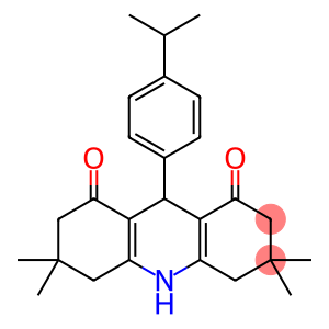 1,8(2H,5H)-Acridinedione, 3,4,6,7,9,10-hexahydro-3,3,6,6-tetramethyl-9-[4-(1-methylethyl)phenyl]-