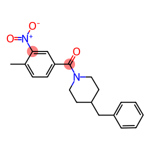 4-benzyl-1-{3-nitro-4-methylbenzoyl}piperidine