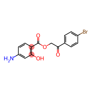 2-(4-bromophenyl)-2-oxoethyl 4-amino-2-hydroxybenzoate