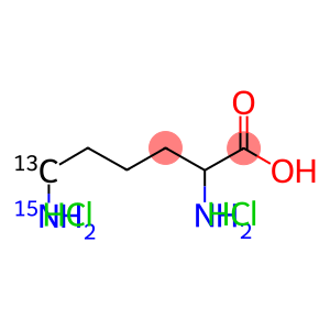 dl-lysine-6-13c-ε-15n dihydrochloride