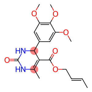2-butenyl 6-methyl-2-oxo-4-(3,4,5-trimethoxyphenyl)-1,2,3,4-tetrahydro-5-pyrimidinecarboxylate