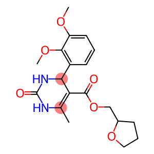 tetrahydro-2-furanylmethyl 4-(2,3-dimethoxyphenyl)-6-methyl-2-oxo-1,2,3,4-tetrahydro-5-pyrimidinecarboxylate