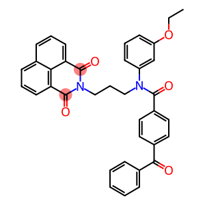 4-benzoyl-N-[3-(1,3-dioxo-1H-benzo[de]isoquinolin-2(3H)-yl)propyl]-N-(3-ethoxyphenyl)benzamide