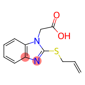 1H-Benzimidazole-1-acetic acid, 2-(2-propen-1-ylthio)-