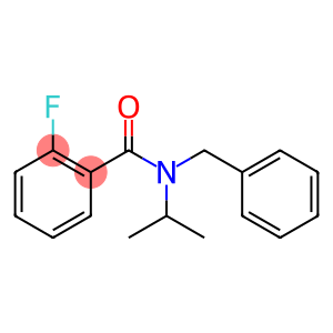 N-benzyl-2-fluoro-N-(propan-2-yl)benzamide