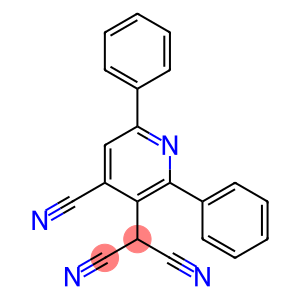 Propanedinitrile,  (4-cyano-2,6-diphenyl-3-pyridinyl)-  (9CI)