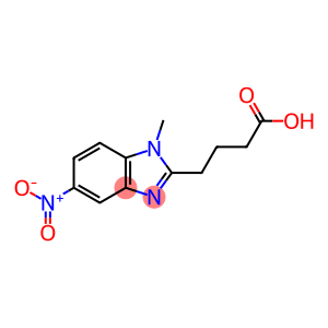 1-甲基-5-硝基-1H-苯并咪唑-2-丁酸