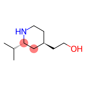 4-Piperidineethanol,2-(1-methylethyl)-,(2R,4R)-rel-(9CI)