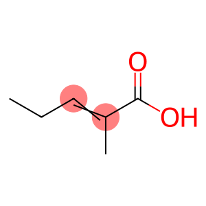 (2E)-2-methylpent-2-enoate