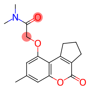 Acetamide, N,N-dimethyl-2-[(1,2,3,4-tetrahydro-7-methyl-4-oxocyclopenta[c][1]benzopyran-9-yl)oxy]-
